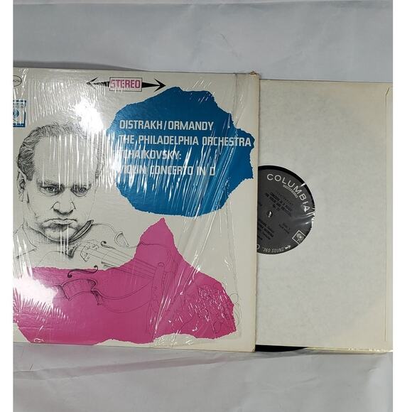 Tchaikovsky Violin Concerto Oistrakh Ormandy Philadelphia Columbia MS 6049 LP - Picture 3 of 3